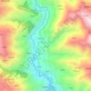 Rail topographic map, elevation, terrain