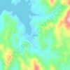 La Corba topographic map, elevation, terrain