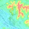 Schoenbrunn Estates topographic map, elevation, terrain