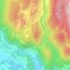 Belvedere topographic map, elevation, terrain