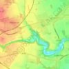 Bothal topographic map, elevation, terrain