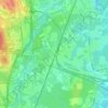 Davisville topographic map, elevation, terrain