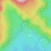 Hastings Caves topographic map, elevation, terrain