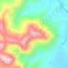 Sunrise viewpoint topographic map, elevation, terrain