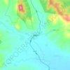 Emu topographic map, elevation, terrain