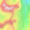 Jallorgues Haute Sud topographic map, elevation, terrain