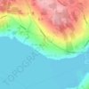 Hoel topographic map, elevation, terrain
