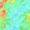 Caldas das Taipas topographic map, elevation, terrain