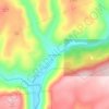 Roaring Branch topographic map, elevation, terrain