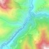 Chazam topographic map, elevation, terrain