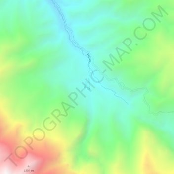 Eriç topographic map, elevation, terrain