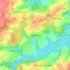 Zadelsdorf topographic map, elevation, terrain