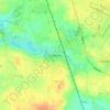Gadstrup topographic map, elevation, terrain