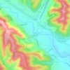 Boroșești topographic map, elevation, terrain
