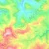 Bica topographic map, elevation, terrain
