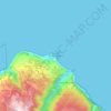 Porto Moniz topographic map, elevation, terrain