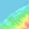 Kayangan topographic map, elevation, terrain