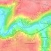 Tresmes topographic map, elevation, terrain
