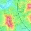 South Oxhey topographic map, elevation, terrain