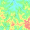 Huta Baru topographic map, elevation, terrain