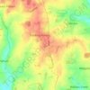Crab's Green topographic map, elevation, terrain