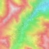 Pian Preit topographic map, elevation, terrain