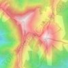 武嶺 topographic map, elevation, terrain