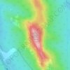 Mount Cooke topographic map, elevation, terrain