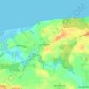 Lindhöft topographic map, elevation, terrain