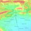 Kabuh topographic map, elevation, terrain