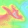 Mount Gambu topographic map, elevation, terrain