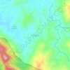 Nanggala topographic map, elevation, terrain