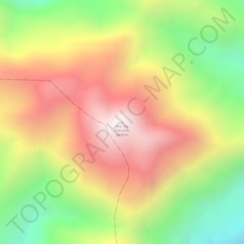 Tsi Con Ling topographic map, elevation, terrain