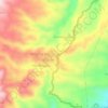 Motoling topographic map, elevation, terrain