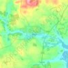 Ellon topographic map, elevation, terrain
