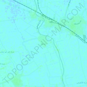 Sarawa topographic map, elevation, terrain