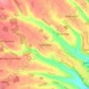 Chartridge topographic map, elevation, terrain