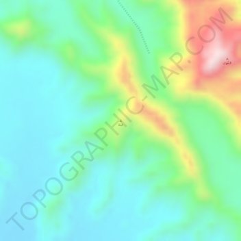 فيفا topographic map, elevation, terrain