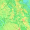 Big Pine Island topographic map, elevation, terrain