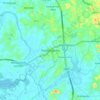 Bandaragama topographic map, elevation, terrain