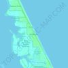 Floridana Beach topographic map, elevation, terrain