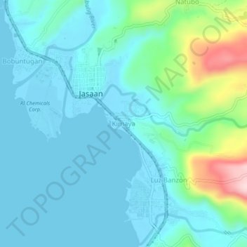 Kimaya topographic map, elevation, terrain