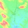 Moyotepec topographic map, elevation, terrain