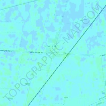 Bowser's Corner topographic map, elevation, terrain