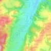 Le Chambon topographic map, elevation, terrain