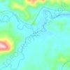 Napal Licin topographic map, elevation, terrain