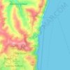 Maidencombe topographic map, elevation, terrain