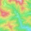 Blachère topographic map, elevation, terrain