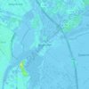 Spaarndam topographic map, elevation, terrain