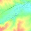 Fourmile Crossing topographic map, elevation, terrain